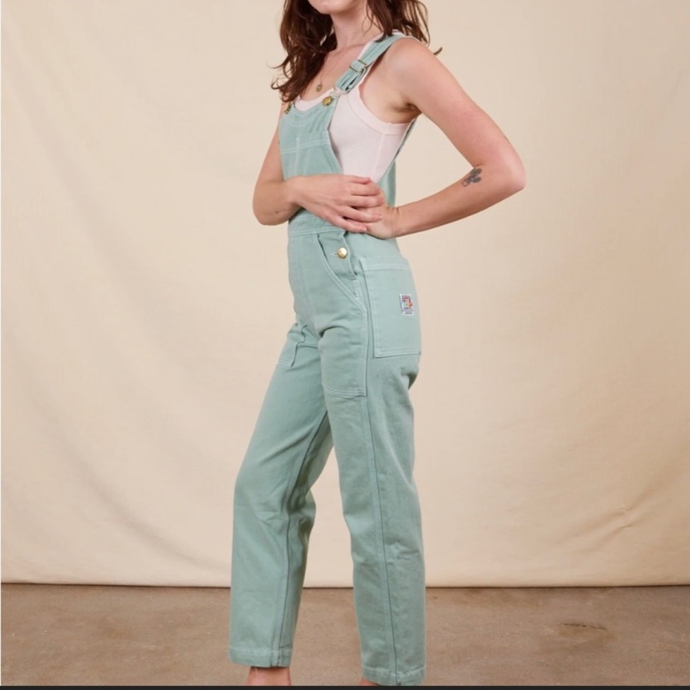 Big Bud Press Overalls in Sage, Size S